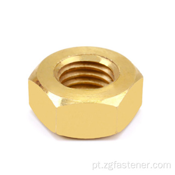 M10 Brass Hexágono Nozes